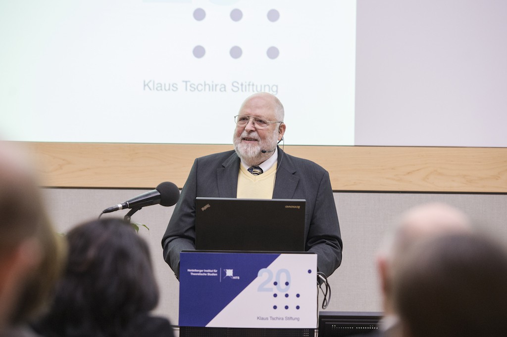 Klaus Tschira at the HITS-Symposium in January 2015. Image: Klaus Tschira Foundation