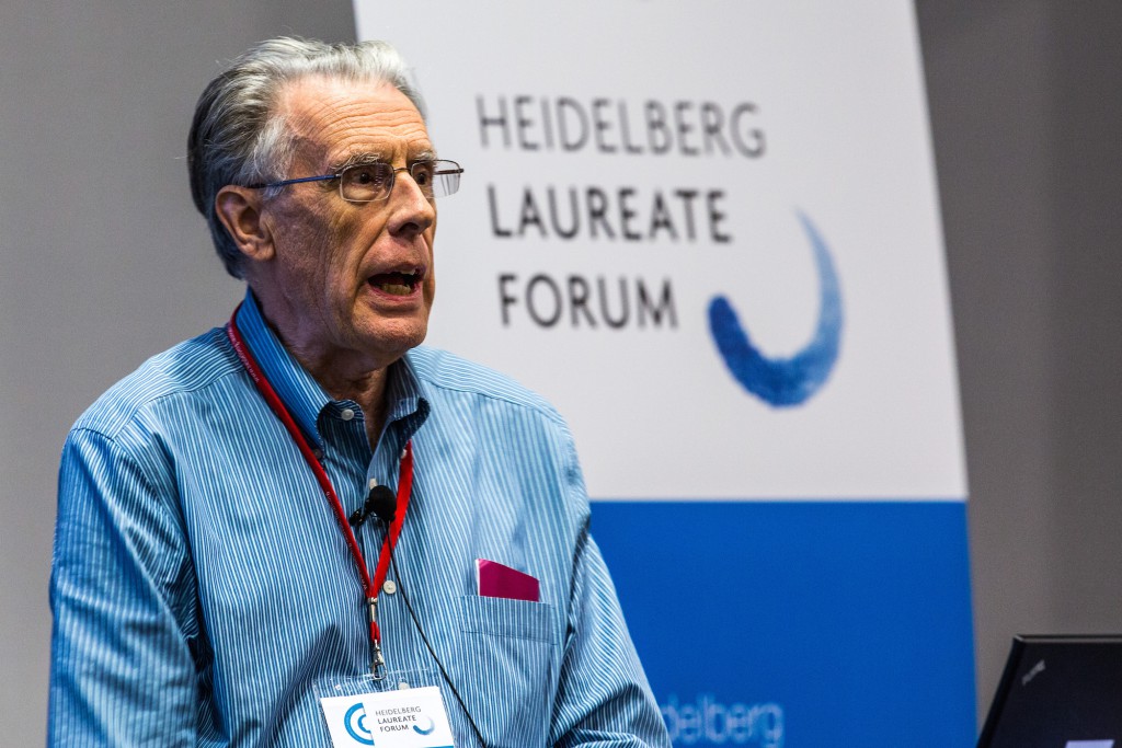John Hopcroft during his lecture at #hlf13 © HLFF // C.Flemming - All rights reserved 2013